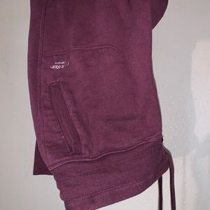 Burgandy sweats